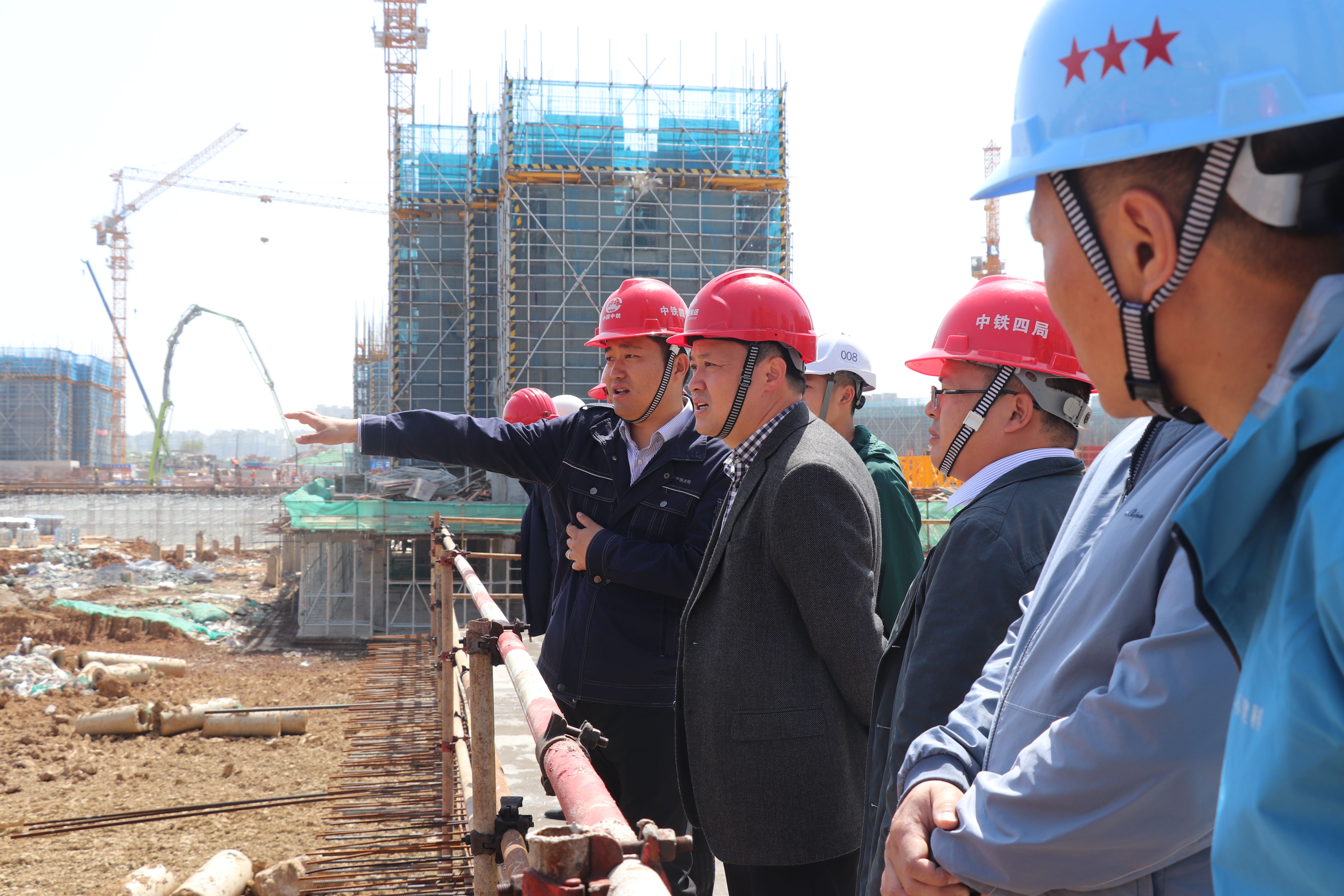 确保建筑工地安全生产平稳  果博官网集团开展节前安全生产大检查