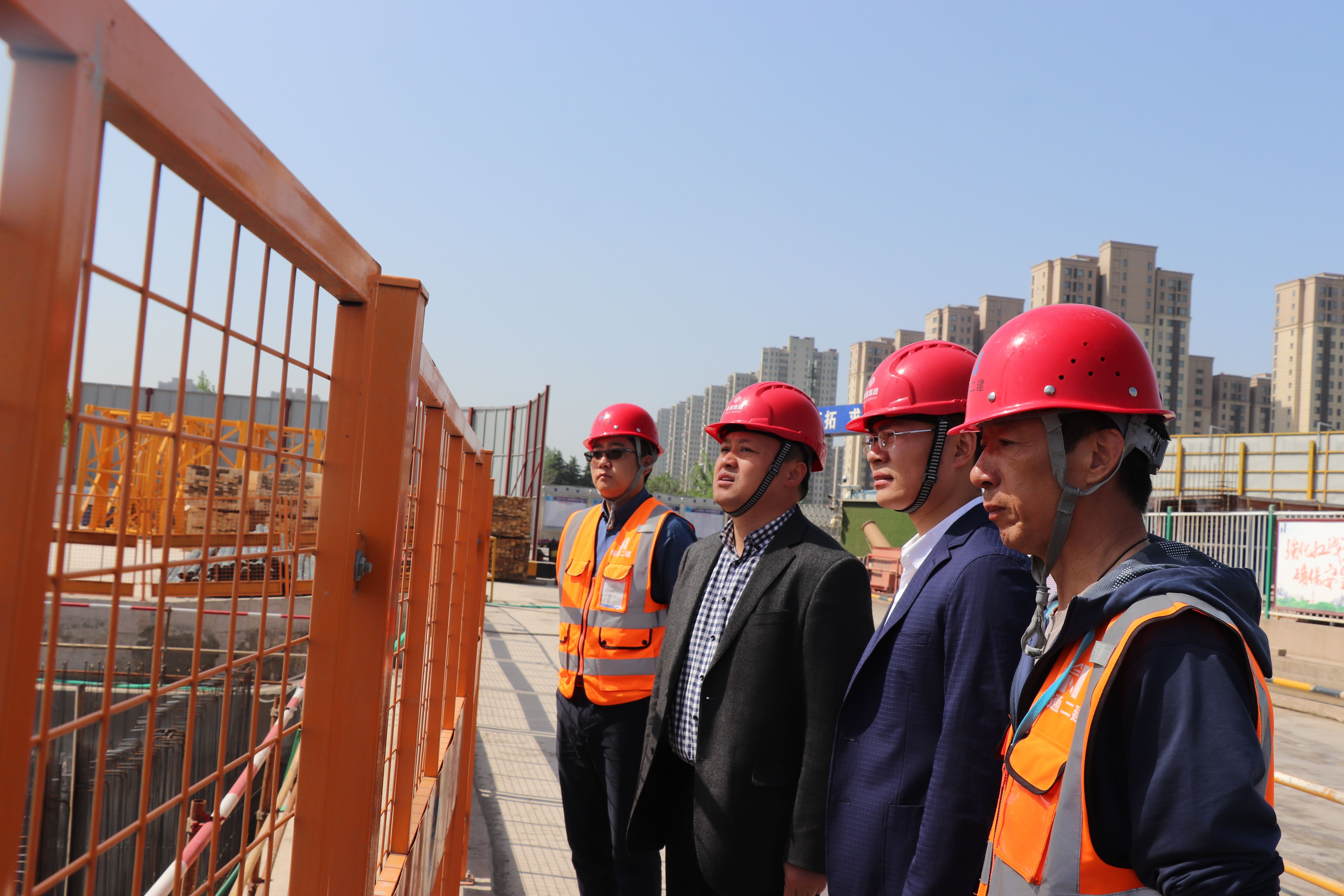 确保建筑工地安全生产平稳  果博官网集团开展节前安全生产大检查
