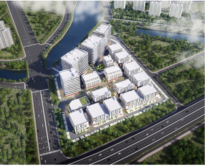 浦仪公路旁，，，，，，，竖起产业新地标